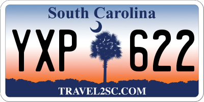 SC license plate YXP622