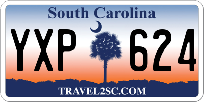 SC license plate YXP624
