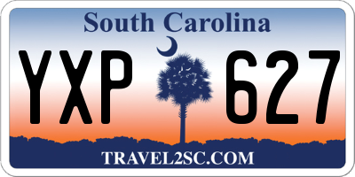 SC license plate YXP627