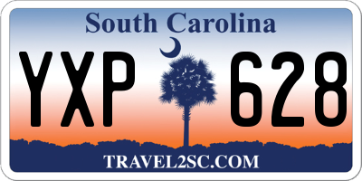 SC license plate YXP628