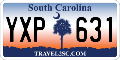 SC license plate YXP631