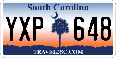 SC license plate YXP648
