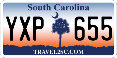 SC license plate YXP655