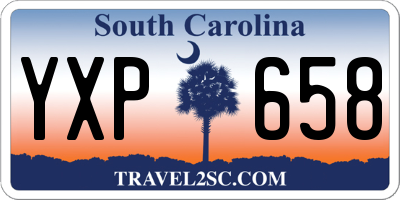 SC license plate YXP658