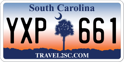 SC license plate YXP661