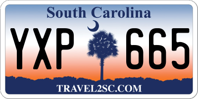 SC license plate YXP665