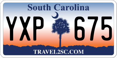 SC license plate YXP675