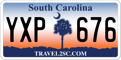 SC license plate YXP676