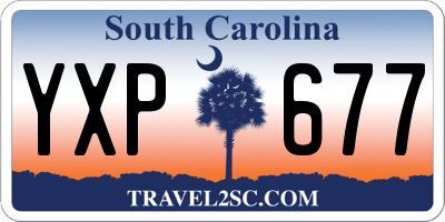 SC license plate YXP677
