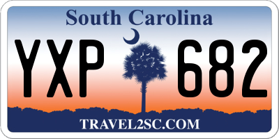 SC license plate YXP682