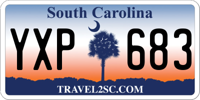 SC license plate YXP683