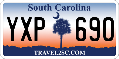 SC license plate YXP690
