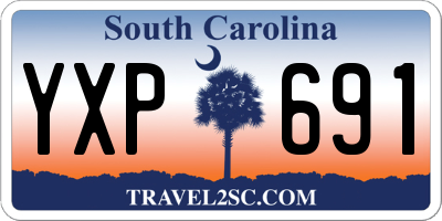 SC license plate YXP691