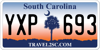 SC license plate YXP693