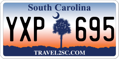 SC license plate YXP695