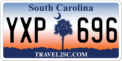 SC license plate YXP696