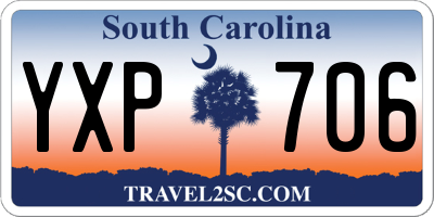 SC license plate YXP706