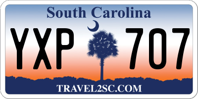 SC license plate YXP707