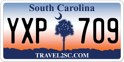 SC license plate YXP709
