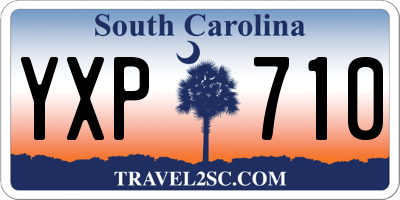 SC license plate YXP710