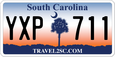 SC license plate YXP711