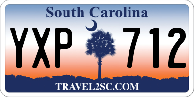 SC license plate YXP712