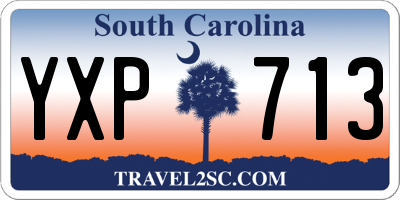 SC license plate YXP713