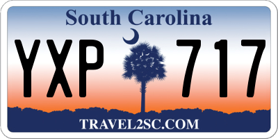 SC license plate YXP717