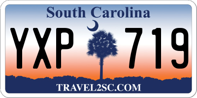 SC license plate YXP719