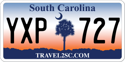 SC license plate YXP727