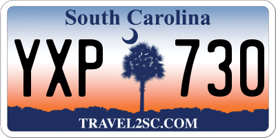 SC license plate YXP730