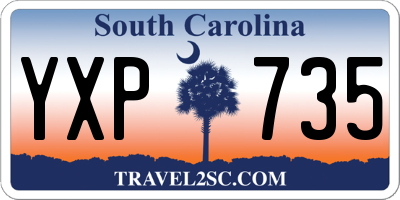 SC license plate YXP735