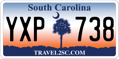 SC license plate YXP738