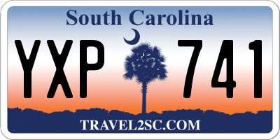 SC license plate YXP741