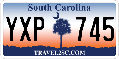 SC license plate YXP745
