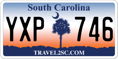 SC license plate YXP746