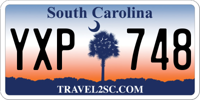 SC license plate YXP748