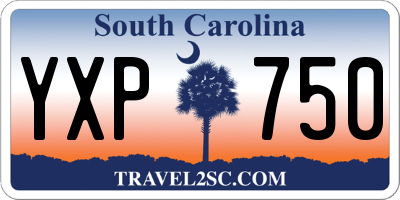 SC license plate YXP750