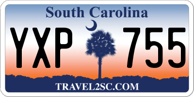 SC license plate YXP755