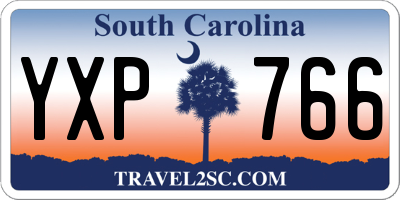 SC license plate YXP766