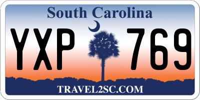SC license plate YXP769