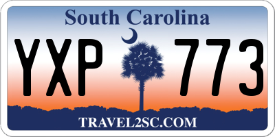 SC license plate YXP773