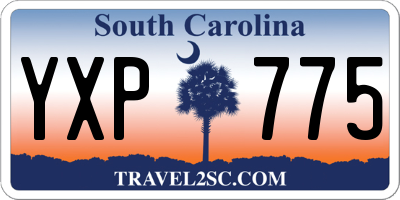 SC license plate YXP775