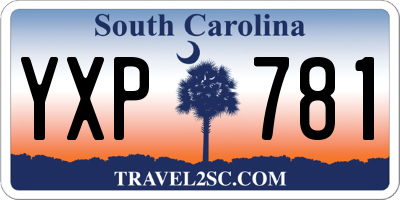 SC license plate YXP781