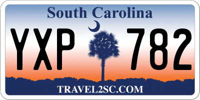 SC license plate YXP782