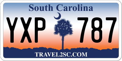 SC license plate YXP787