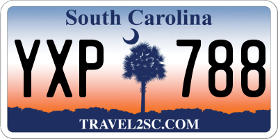 SC license plate YXP788