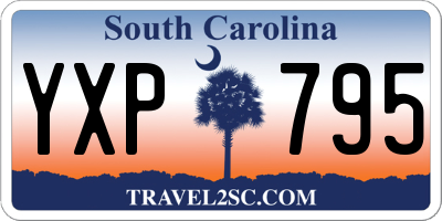 SC license plate YXP795