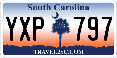 SC license plate YXP797