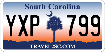 SC license plate YXP799